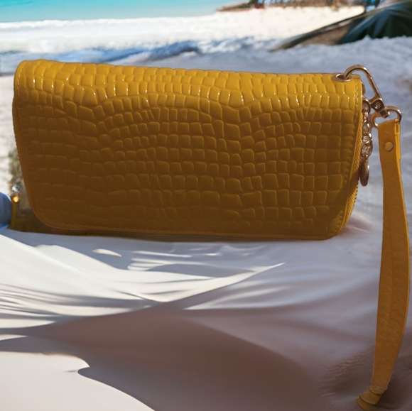 Extra Large/ Jumbo Bright Colored Animal Print Two Sided Wallet Wristlets - Picture 13 of 15